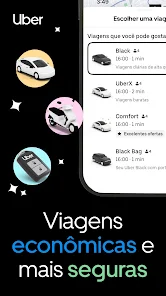 Screenshot 5 - Uber: Peça viagem de carro